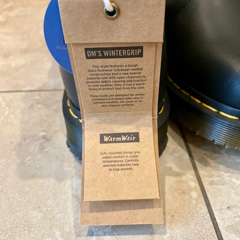 DR. MARTENS 2976 GRIZZLY FLEECE LINED CHELSEA BOOTS - Picture 7 of 11